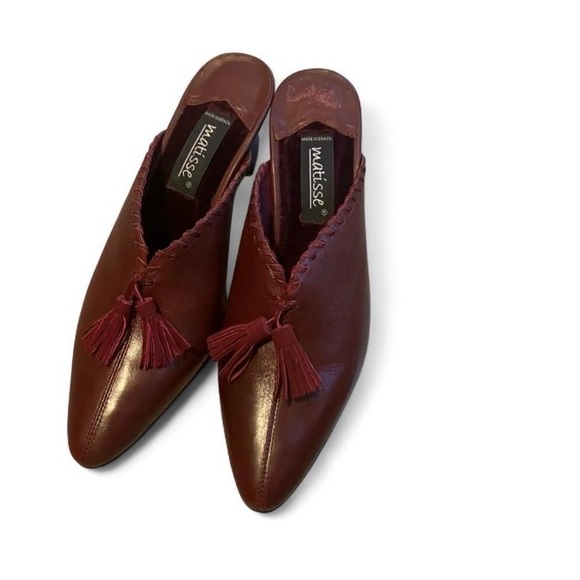 Matisse Maroon Tassel Slip-Ons - Picture 1 of 6